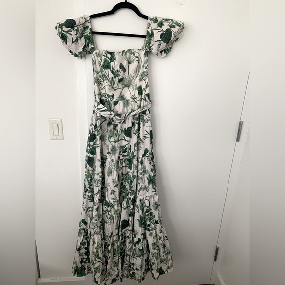 Cara Cara Wethersfield Dress gown in whimsical olive - Picture 6 of 10